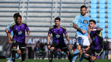 VIGO, SPAIN - FEBRUARY 26: Haris Seferovic of RC Celta in action during the LaLiga Santander match between RC Celta and Real Valladolid CF at Estadio Balaidos on February 26, 2023 in Vigo, Spain. (Photo by Octavio Passos/Getty Images)