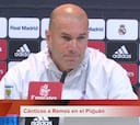 Zidane: "La madre de Sergio Ramos no tiene la culpa de nada"