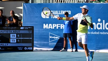 Roberto Bautista, en el Challenger de Málaga.