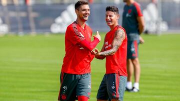 James Rodríguez, jugador del Bayern Múnich