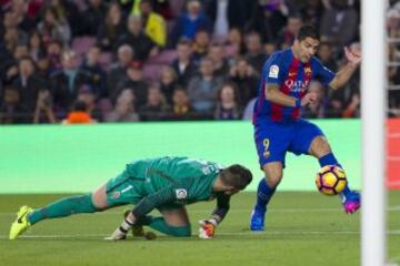 Juan Rodríguez marcó el 2-0 en propia puerta a tiro de Luis Suárez.