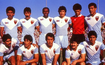 Jugadores del Tampico Madero en 1986.