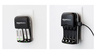 Este cargador de pilas AA y AAA incluye un puerto USB y protección contra sobrecargas