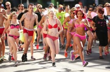 Cupids Undie Run en imgenes