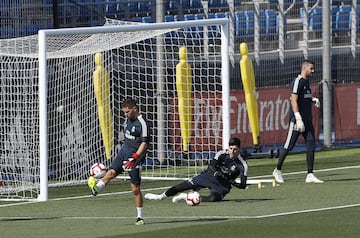 El Madrid prepara su estreno liguero ante el Getafe