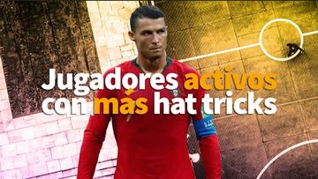 Cristiano Ronaldo es el jugador con más hat tricks en su carrera