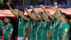 El emotivo minuto de silencio previo al México vs Trinidad y Tobago