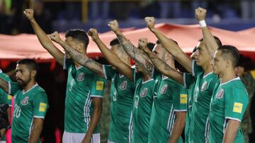El emotivo minuto de silencio previo al México vs Trinidad y Tobago
