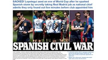"La Selecci¨®n espa?ola castiga la alta traici¨®n de Lopetegui"