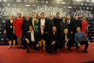 El Atlético de Madrid en el preestreno de "Las brujas de Zugarramurdi".