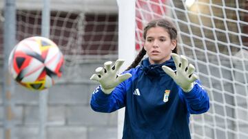 Saray, portera del Real Oviedo.