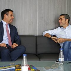 Bartomeu acaba con el debate: "Valverde es el que queremos"