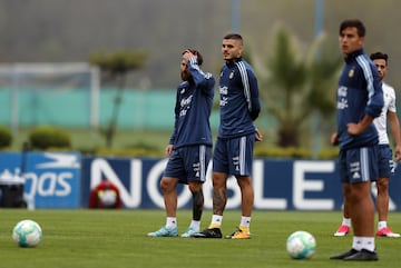 El entrenamiento de la Selección en Ezeiza, en imágenes