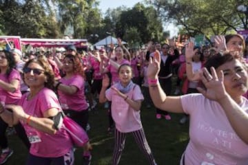 Running: Natalia Oreiro robó miradas en la corrida Avon