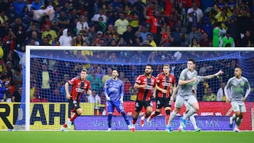 Soccer Football - Liga MX - Club America v Atlas - Estadio Ciudad de Mexico, Mexico City, Mexico - April 25, 2026 Atlas' Camilo Vargas reacts REUTERS/Eloisa Sanchez