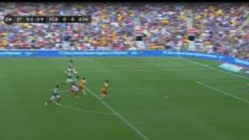 El gol anulado a Munir.