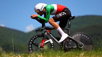 Ganna consigue su sexto título de campeón nacional de contrarreloj