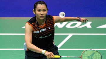 Tai Tzu-ying pictured in today&#039;s Hong Kong Open final.