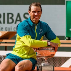 Las ganancias de Rafael Nadal en su carrera en Roland Garros
