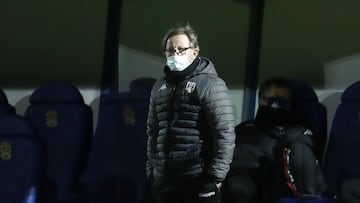 Anquela durante un partido con el Alcorcón.