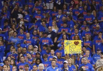 Los aficionados de Oklahoma City tienen muy claro que Kevin Durant es 'Mr. Reliable', 'Mr. Fiable'.