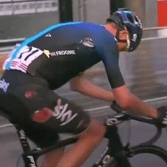 Froome se fue al suelo y cedió más 14 minutos en meta