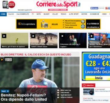 Portadas de la prensa extranjera