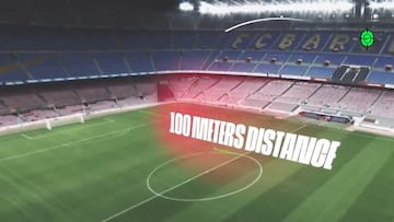 La futbolista que anotó el gol más lejano que ha visto el Camp Nou