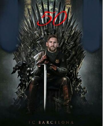 Messi, con su 'hat-trick', protagonista de los memes del Sevilla - Barça