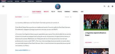 El PSG anuncia por error las primeras palabras de Ramos como nuevo jugador del PSG