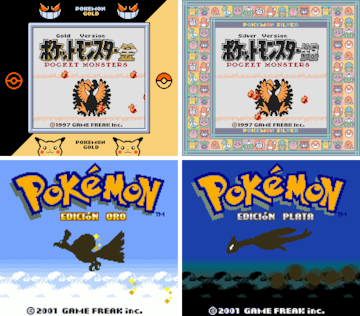 pokemon oro plata comparativa game boy color nintendo space world 1997