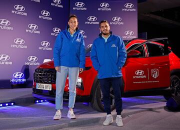 Koke y Lola Gallardo durante el acto.