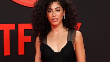 Mina El Hammani durante la fiesta que organiza Netflix para celebrar el 10º aniversario de su llegada a España, a 10 de junio de 2025, en Madrid (España). El evento es un macroconcierto con el que Netflix celebra los diez años de su servicio de streaming en España, con la presencia numerosos cantantes.
PHOTOCALL;PLATAFORMA
José Ruiz / Europa Press
10/06/2025