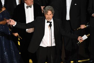 'Green Book': Oscar a la mejor pelicula. Peter Farrelly recogió el premio.