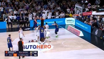 La jugada que ha llevado el Barça a la Euroliga para protestar por el arbitraje ante el Madrid