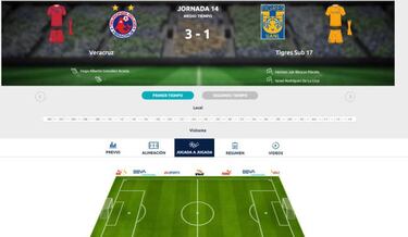 Categorías juveniles de Tigres y Veracruz juegan con normalidad