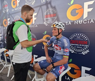 Van der Poel habla con AS en La Nucía