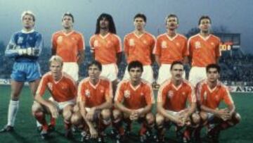 La formaci&oacute;n de Holanda en la Eurocopa de 1988