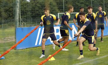 Entrenamiento Deportivo de La Coruña. Martin Ochoa Tim Kevin