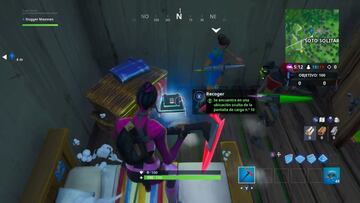 El Fortbyte #33 se encuentra en una cabaña de Soto Solitario en la que hay una hoguera en la puerta