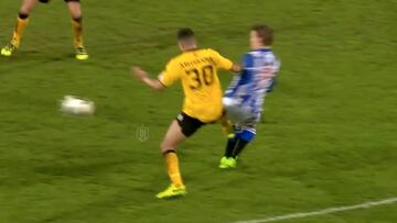 Los vuelve locos: otra patada criminal a Odegaard de roja