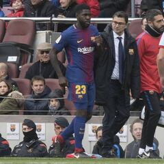 Umtiti será baja dos meses: no jugará el Clásico del 23-D