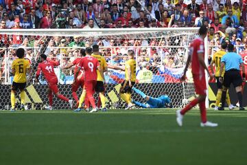 Al minuto del 2-0. Dylan Bronn se adelantó en una jugada a balón parado y acercó al combinado tunecino en el marcador.