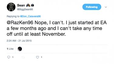 El supuesto empleado amenazado de EA parece ser un fraude