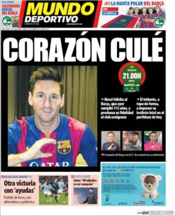 Portadas de la prensa deportiva