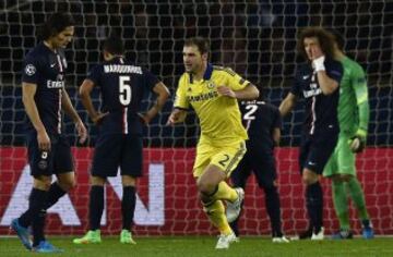 0-1. Ivanovic celebró el primer tanto.