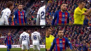 Jordi Alba a Kovacic: "Aprende a hablar español, tonto"