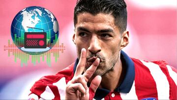 Así sonó el doblete de Suárez en su debut con el Atlético