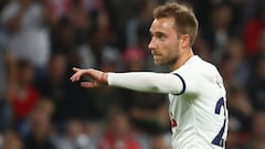 Soccer Football - Audi Cup - Final - Tottenham Hotspur v Bayern Munich - Allianz Arena, Munich, Germany - July 31, 2019  Tottenham&#039;s Christian Eriksen celebrates scoring their second goal  REUTERS/Michael Dalder