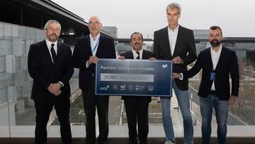 ACB y Movistar donan 35.983 kilos de comida por sus 'Partidos Solidarios'.